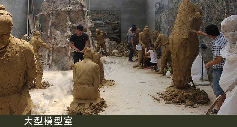 銅雕塑模型室，銅雕塑模型